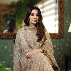 Golden party wear sales suit