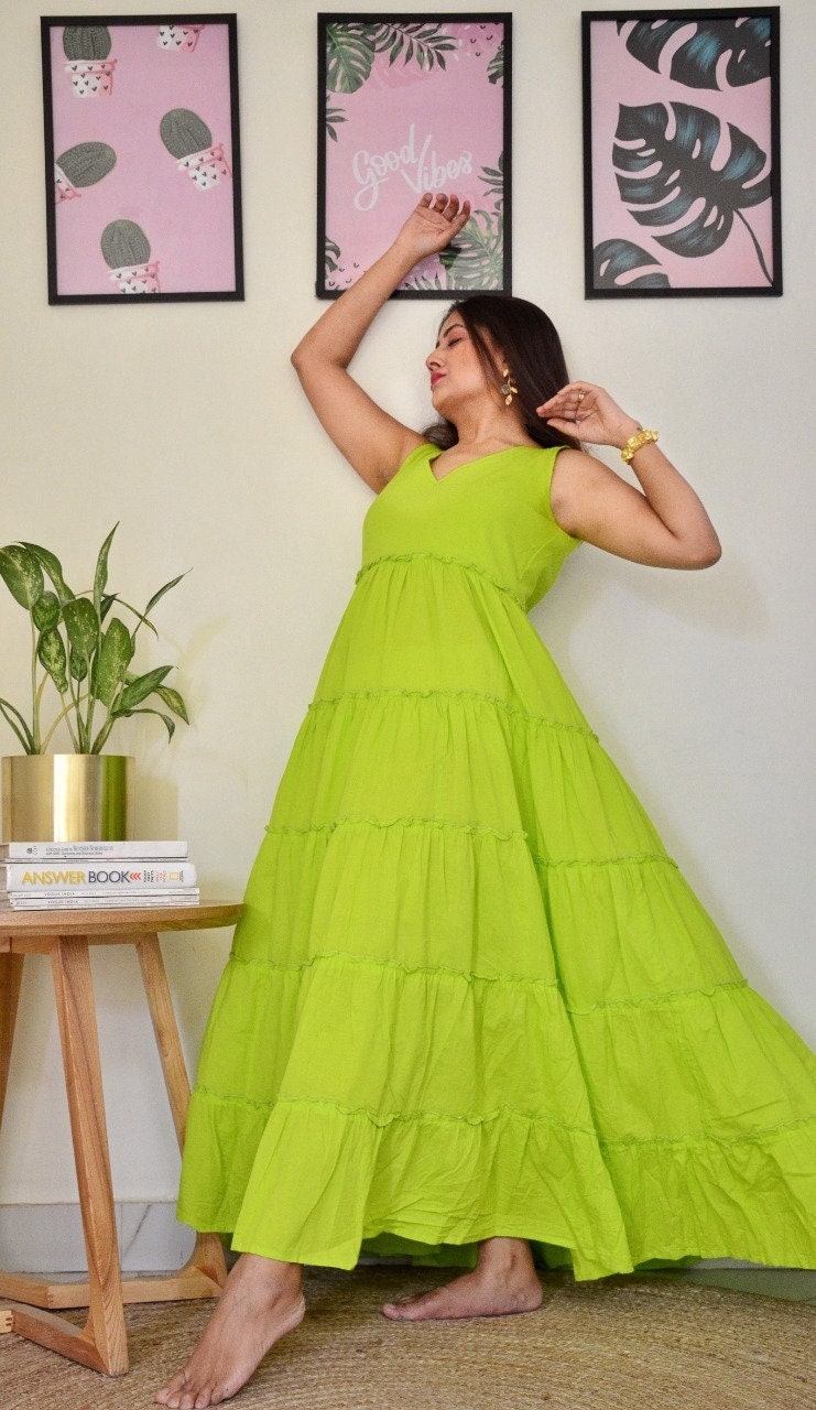 🍋 lemon green | Designs for dresses, Kurti designs party wear, Stylish  dresses for girls
