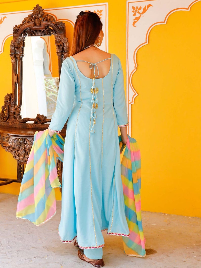 Majenta Heavy Reyon Sharara Straight main image 0