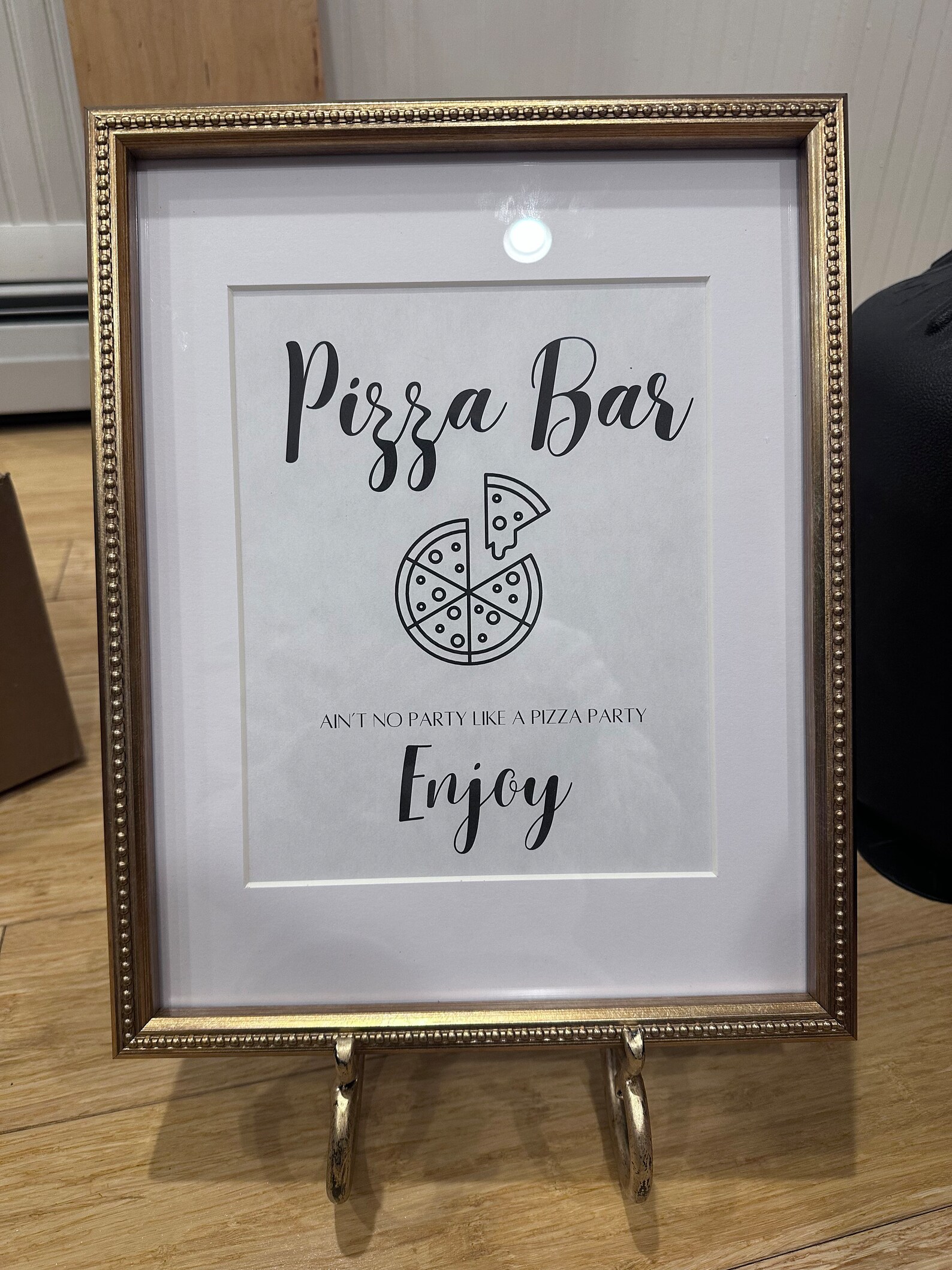 Pizza Bar Sign, Pizza Party, Wedding Decor, Printable Sign, Wedding