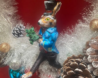 Nathalie Lete Rabbit Ornament Wreath