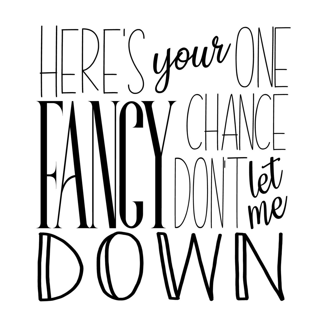 Reba Fancy Lyrics SVG Png Sublimation Digital Etsy