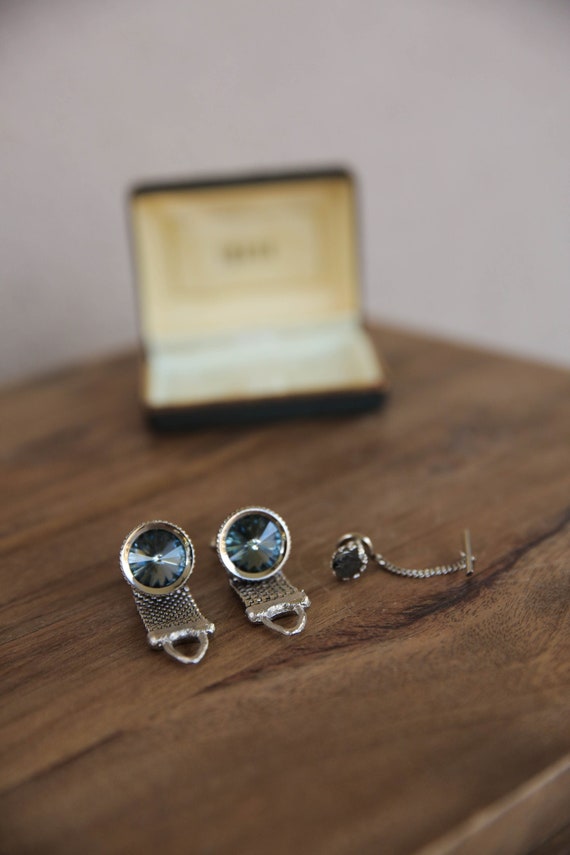 Vintage Swank Cufflinks and Tie Pin