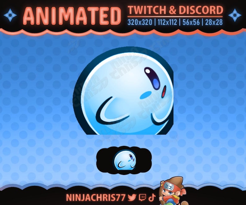 Blue Kirby Modcheck | Animated Emote for Twitch & Discord - Etsy