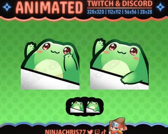 Froggy Modcheck | Animated Emote for Twitch & Discord - Etsy