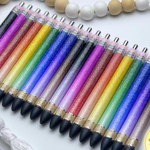 Pencil Ombre Glitter InkJoy Gel Pen, Refillable Personalized Gift