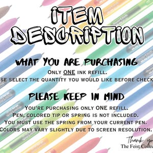Color Ink Refills: Papermate Inkjoy Gel Pens, 0.7mm Medium Point image 5