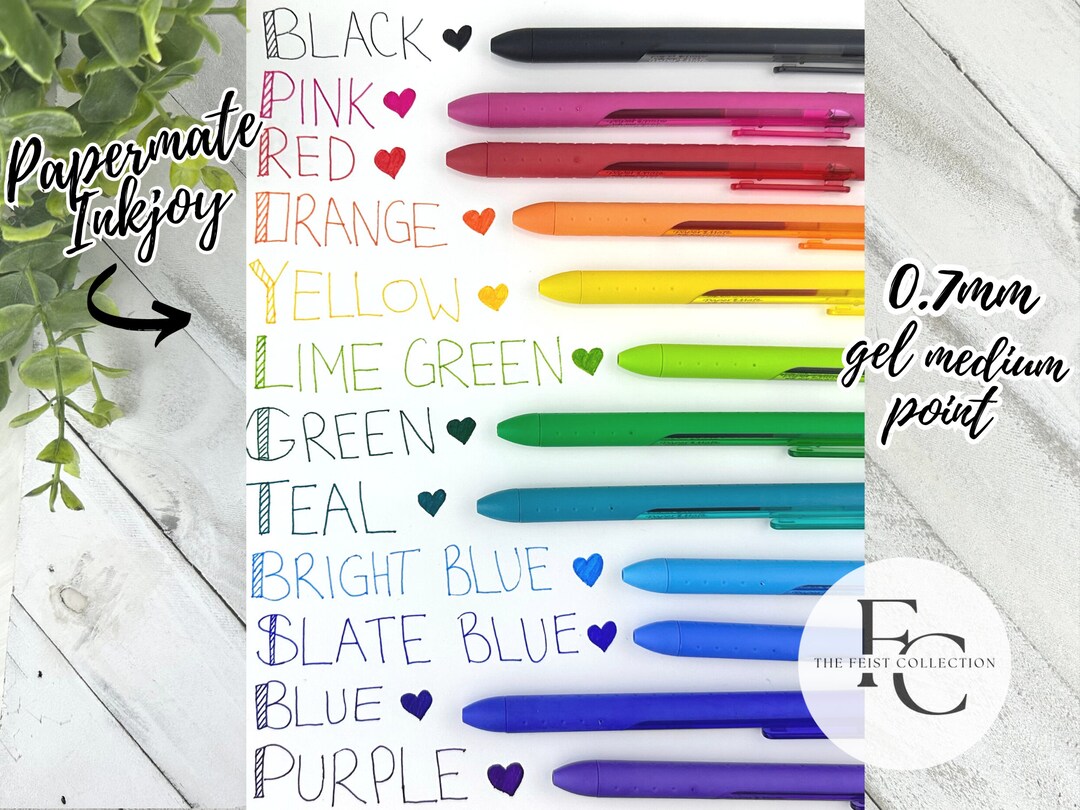 Ink Refills for Papermate Inkjoy Gel Glitter Pens, Colored Refills