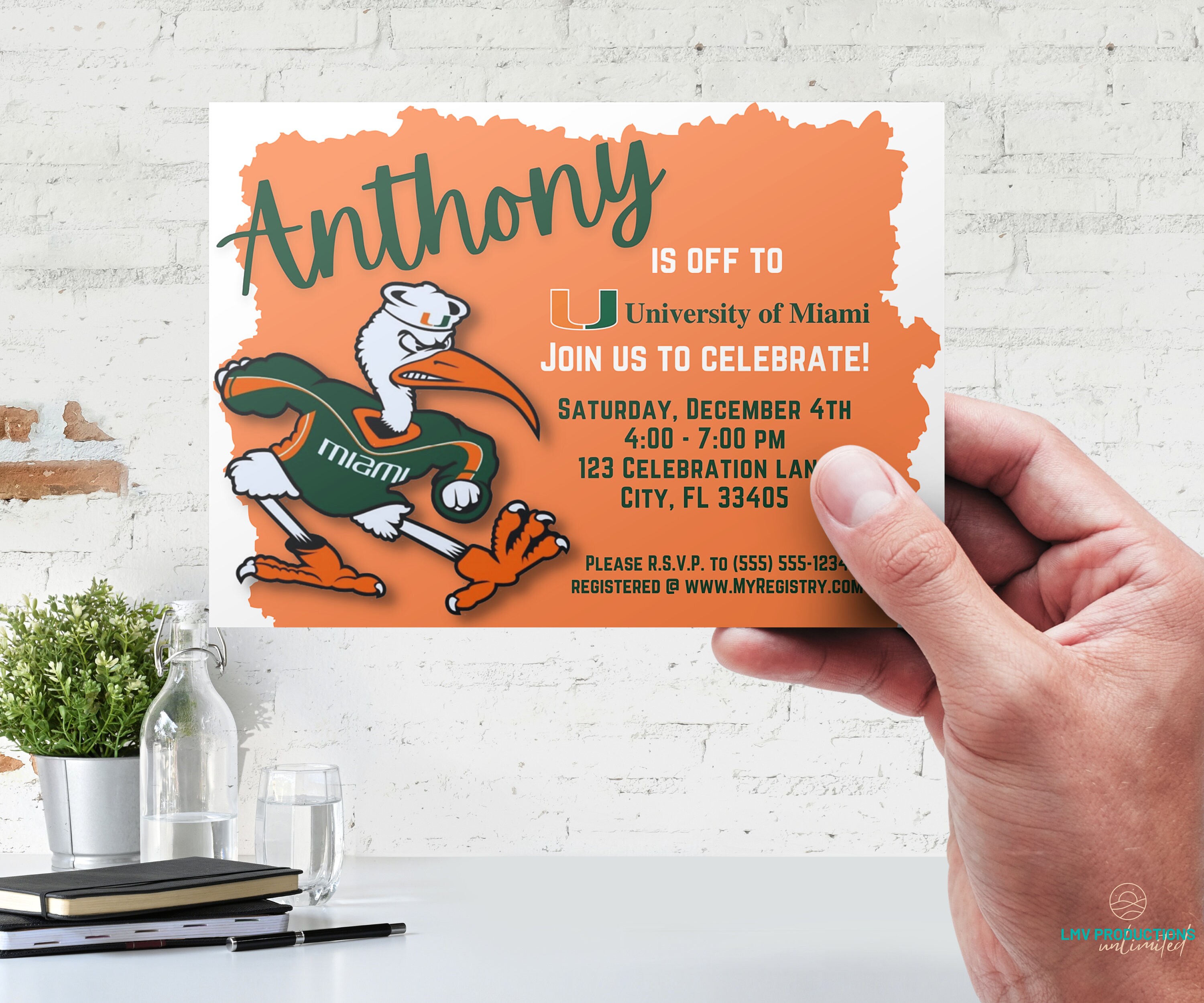 College Going Away Party Digital Invitation Custom Invite Etsy