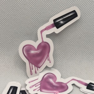 Nail Polish sticker, Nail polish bottle, Nail polish dripping, Nail tech life, Manicurist sticker, nail tech sticker, nail tech gifts
