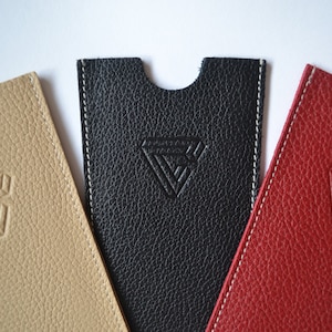 Leather cases for hand fans