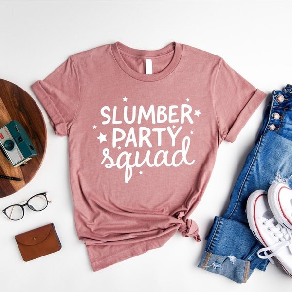 Slumber Party Squad Shirt - Etsy