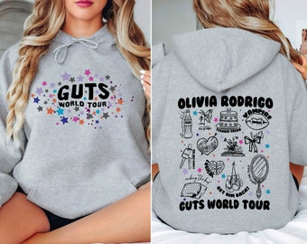 Olivia Rodrigo Guts World Tour Hoodie, Rodrigo Tour Shirt, Rodrigo World Tour Concert Shirt, Olivia Fan Gift, Guts Olivia 2024 World Tour