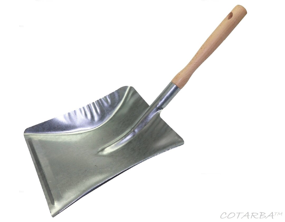 Metal Hand Dustpan Fireside Shovel Steel Dust Pan Brush Heavy Etsy