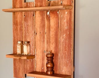 Handmade Rustic Barn Wood shelf