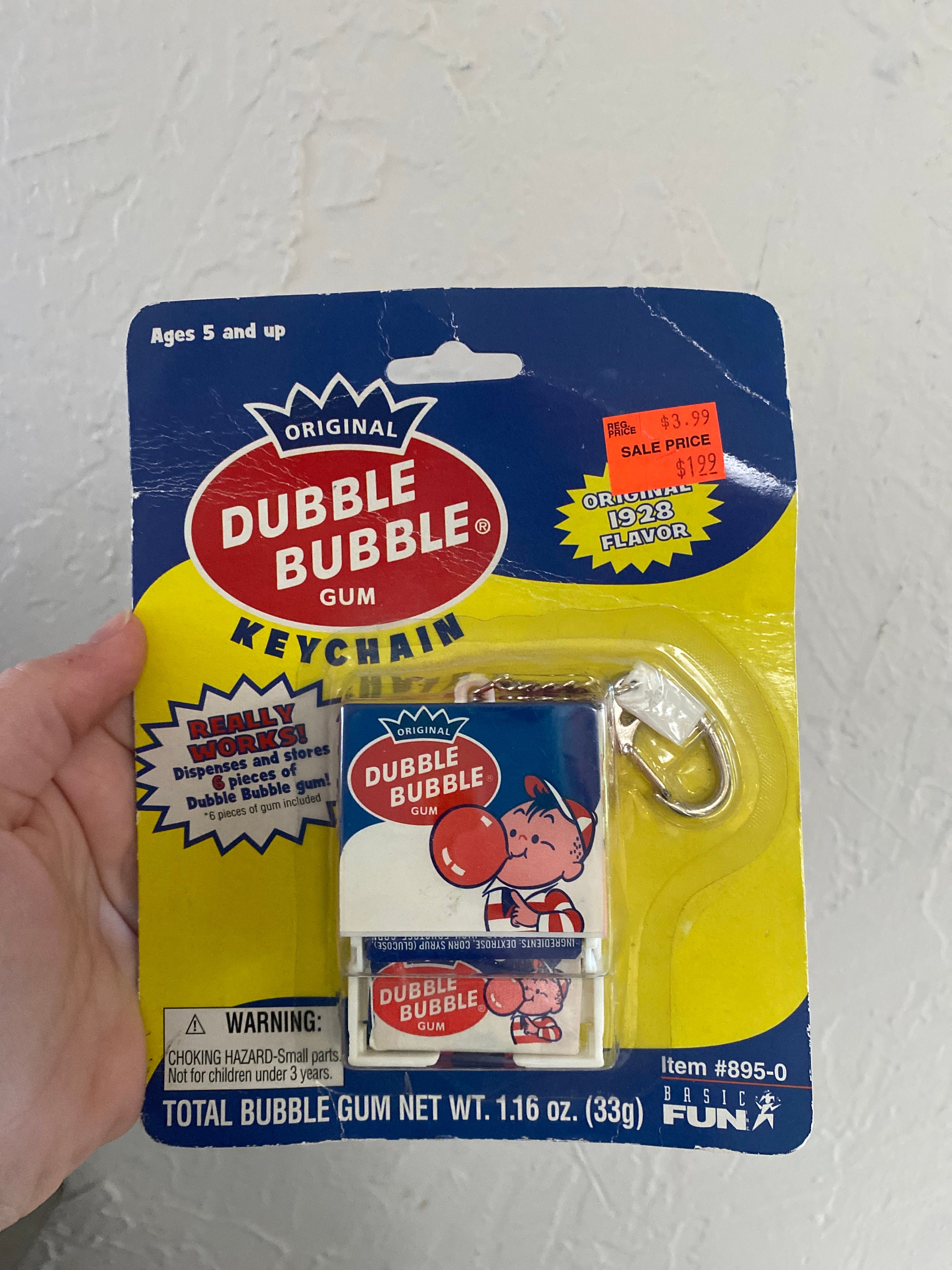 Original Dubble Bubble Keychain Gum Dispenser Etsy