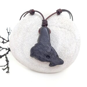 Celtic Druid Bogwood Pendant - Statement Boho Jewelry