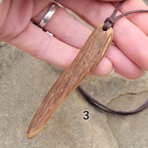 Handmade Oak Wood Shaman Amulet Necklace - Organic Sacred Jewelry for Wisdom & Strength image 6
