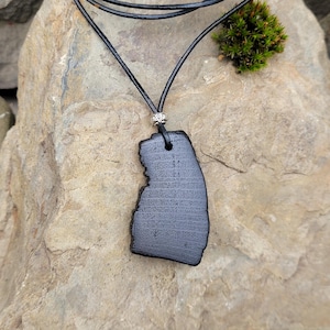 Handmade Earthy Bohemian Necklace with Irish Bog Oak and Silver Accent, Irish Ancient Wood Jewelry Gifts