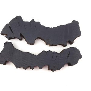 Odd Shape Planks Bog Oak Wood, Jewelry Making Epoxy Resin Projects Wood Art Collectables