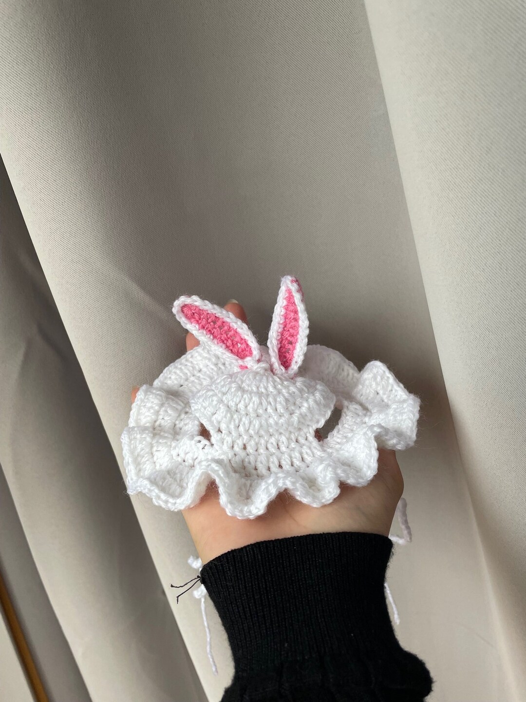 Crochet Bunny Ear Hat for Cats - Etsy UK