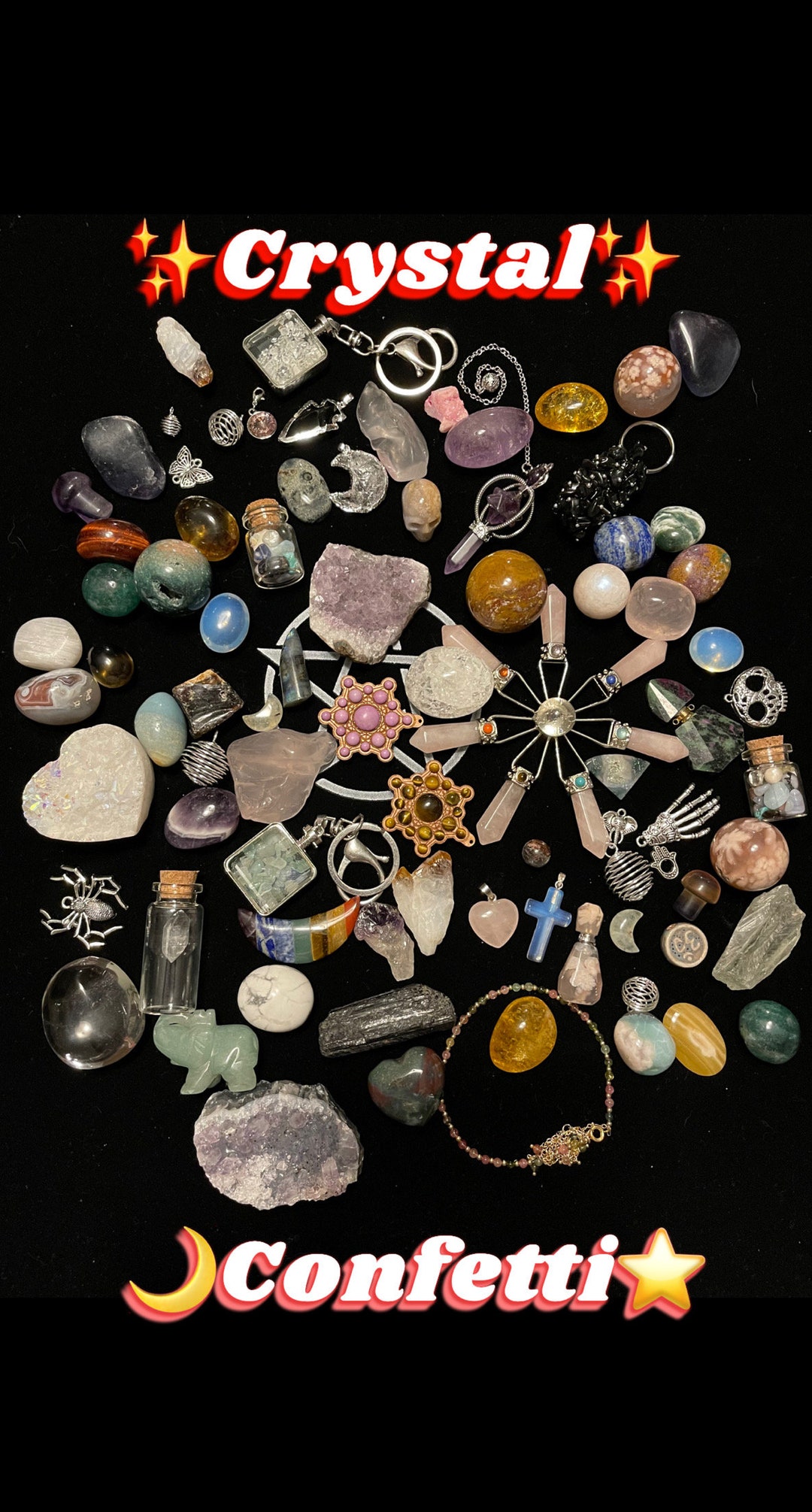 High Quality Real Crystal Confetti Scoop. Etsy