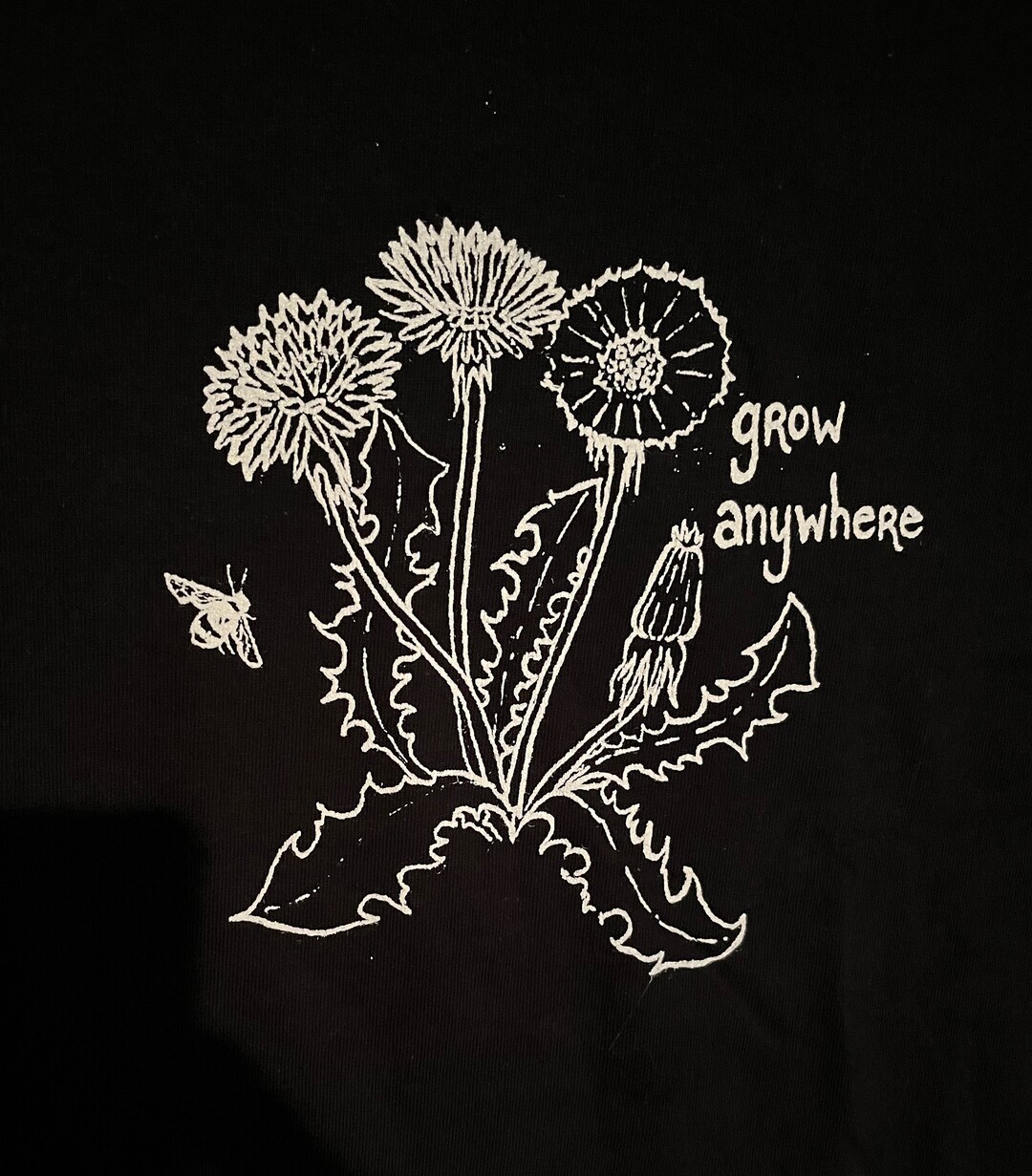 DANDELION PRINTED KIDS SHIRT SKY