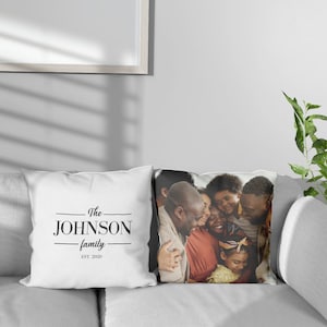 Custom Pillow | Family Pillow | Personalized Pillow | Personalize Family Pillow | Custom Pillows | Personalized Pillows Gift | Pillow Case