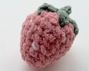 Crochet Strawberry Plush