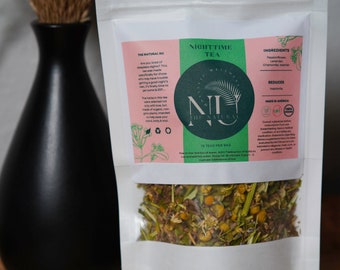 Organic Sleep Nighttime Tea | Herbal Loose Leaf Tea for Relaxation and Insomnia Relief