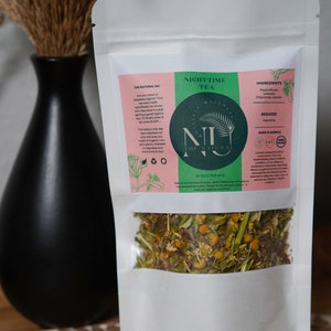 Organic Sleep Nighttime Tea | Herbal Loose Leaf Tea for Relaxation and Insomnia Relief