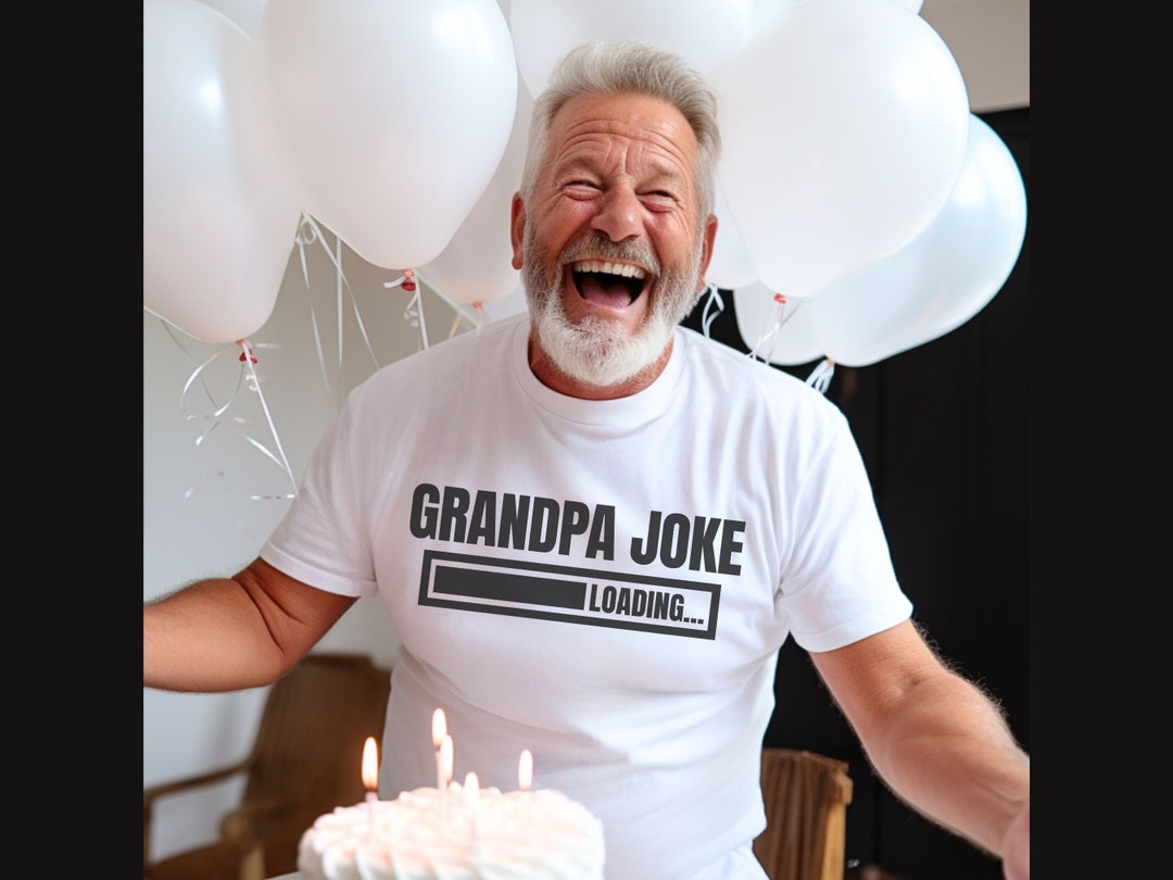 Grandpa Joke Loading Funny T-shirt Father's Day Papa Tee Shirt ...