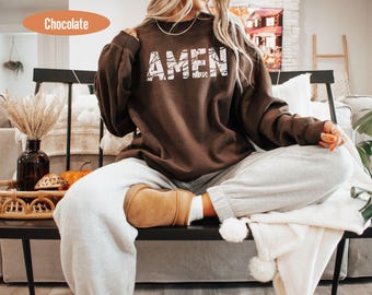 Amen Faith Tee, Religious Apparel, Chosen, Christian Shirt Gift, Jesus Shirt, Loved Shirt, Church Shirts, Christian Tee, Christian Tees