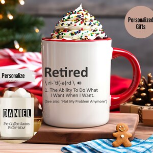 Benutzerdefinierte Ruhestand Geschenk, lustiges Ruhestand Geschenk, Ruhestand Geschenk für einen Mann, Ruhestand Geschenke für Frau, Ruhestand Becher, lustige Ruhestand Geschenke