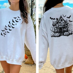 Halloween Bats Shirt, Halloween Shirt, Halloween Outfits, Funny Halloween Shirt, Halloween Gift, Flying Bats Shirt, Halloween Costume Shirt