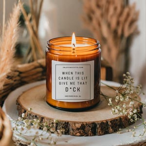 BJ Candle, Funny Gifts for Him, Christmas Gift, Boyfriend Gift, Gift for Husband, Funny Candles for Boyfriend Birthday Gift Valentines Gift