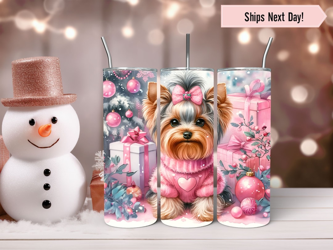 Yorkie Tumbler Personalized Yorkie Gifts Yorkie Tumbler With Etsy
