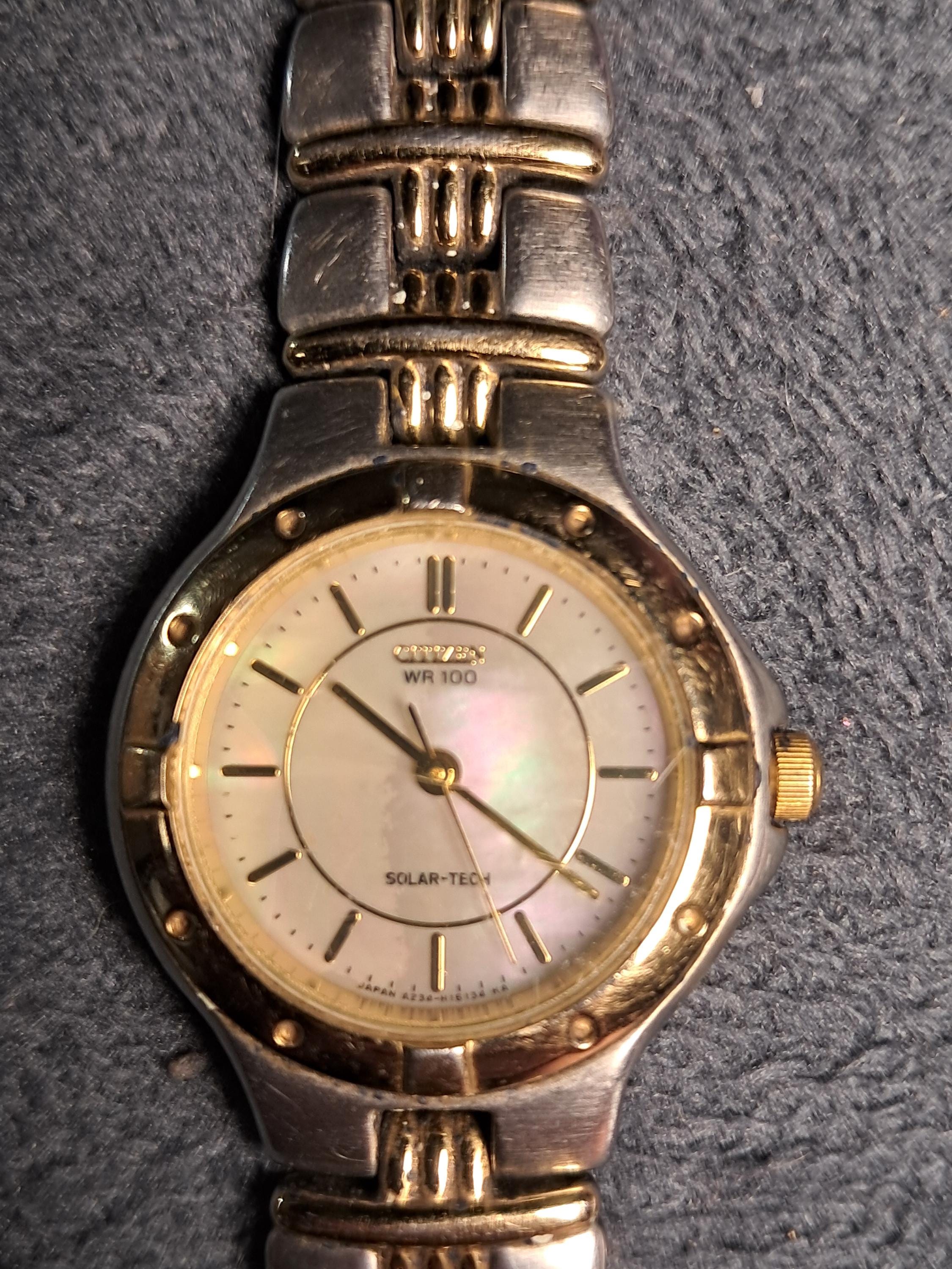 Vintage Citizen Solar Tech 100m Women display picture 1