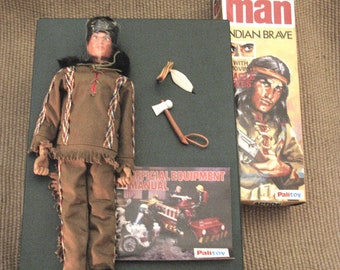 Rare Vintage 2008 Action Man Brave Native Indian Toy Doll Figure, New in Box