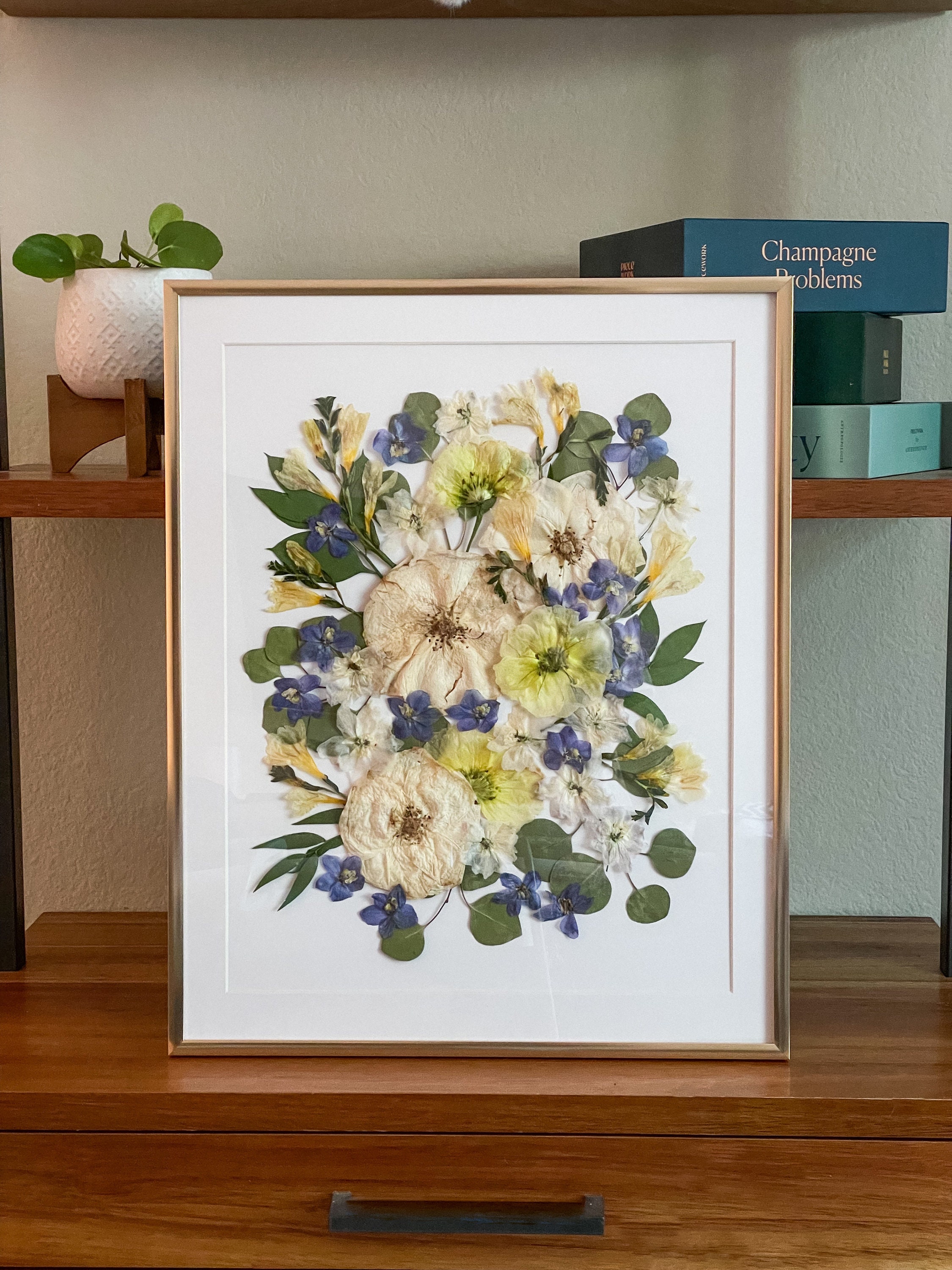 Custom Pressed Flower Arrangement Preserved Flowers - Etsy