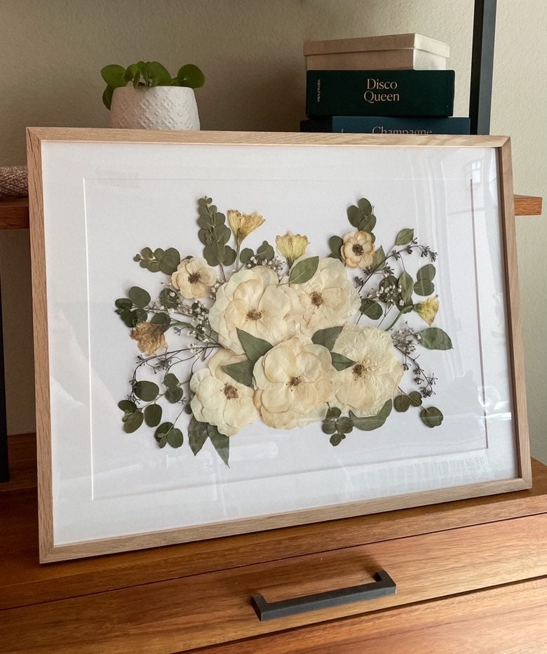 Custom Pressed Flower Arrangement Preserved Flowers - Etsy