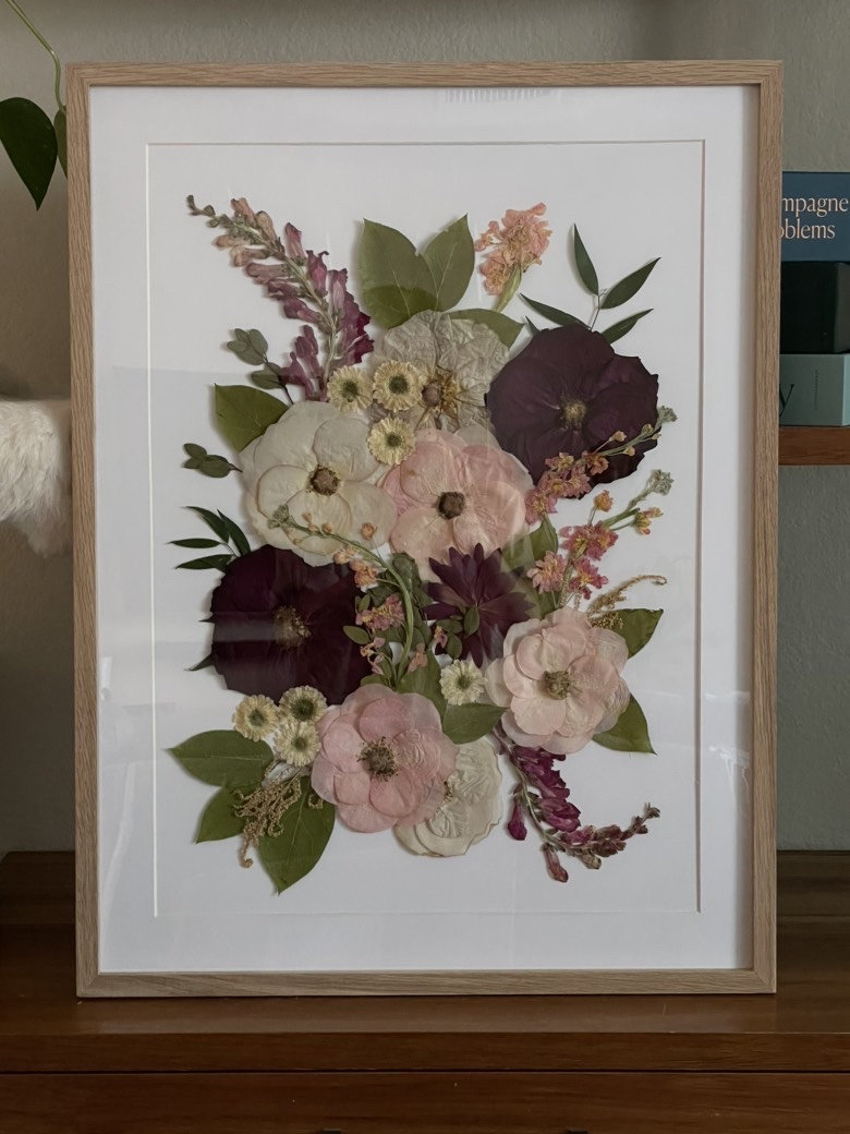 Custom Pressed Flower Arrangement Preserved Flowers - Etsy