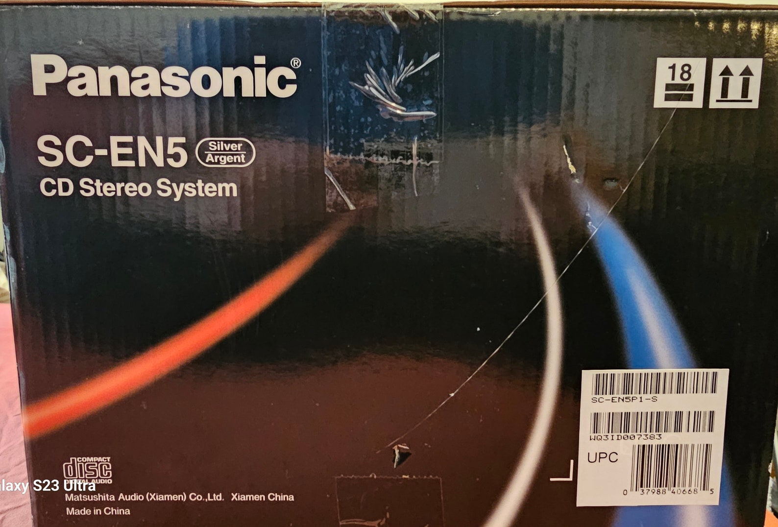 Panasonic SCEN5 CD Stereo System in Original Packaging Etsy