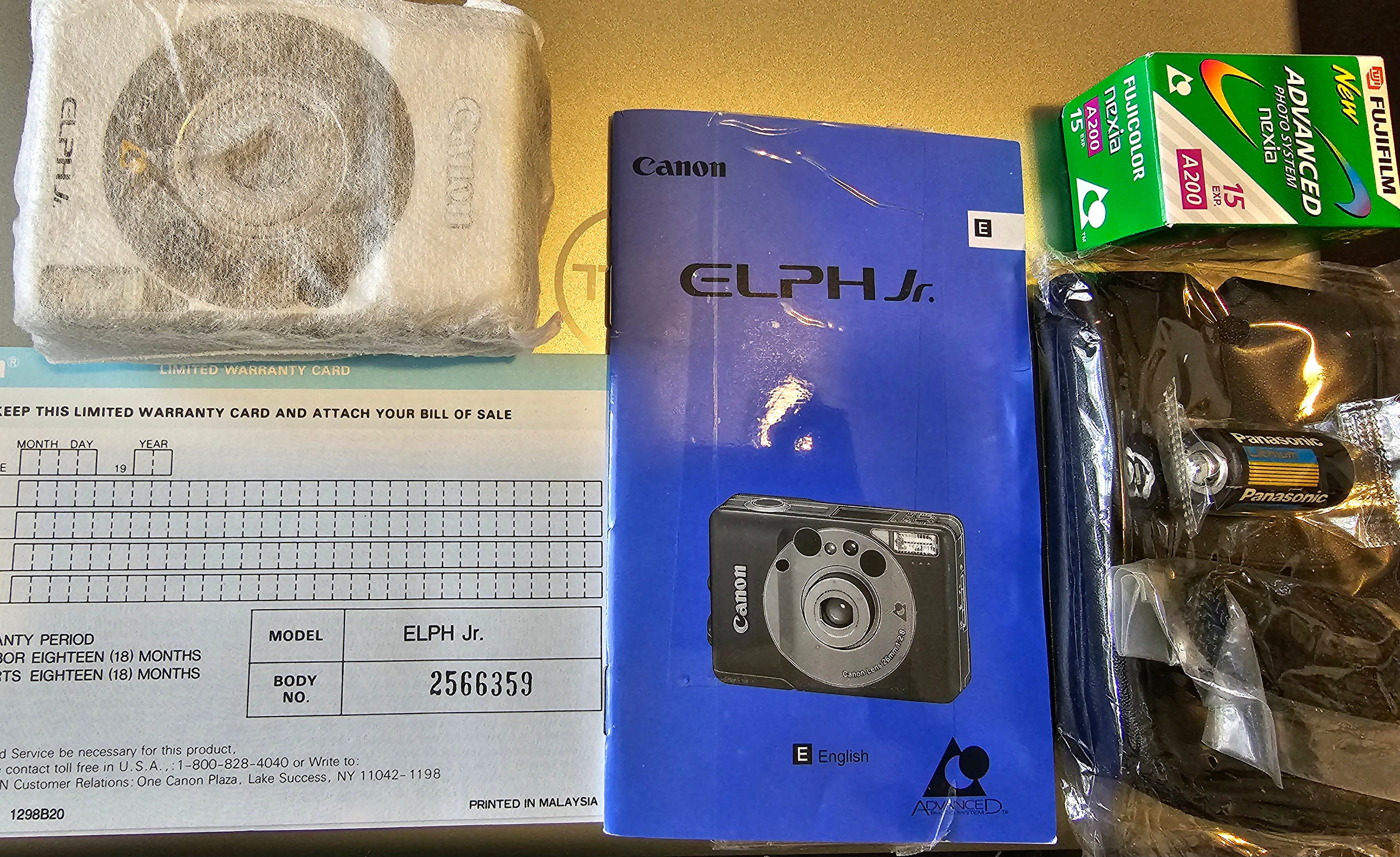 Canon IX240 Camera ELPH Jr in Original Packaging Etsy