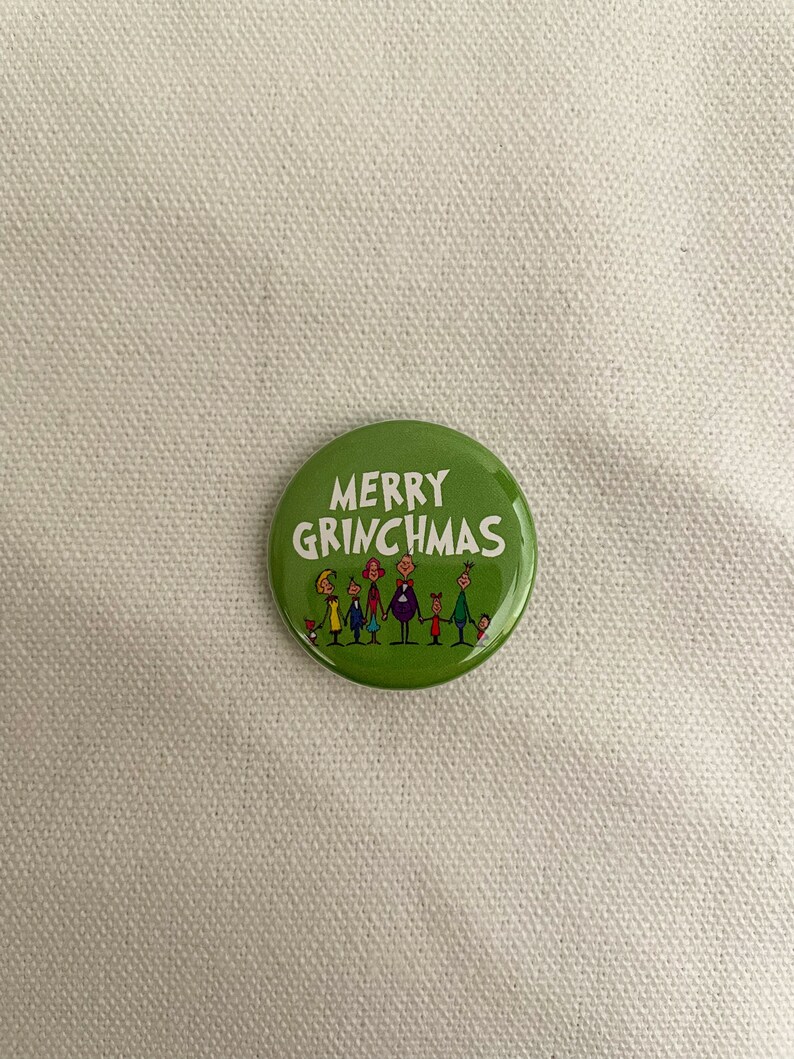 The Grinch Buttons GROUP ONE Etsy
