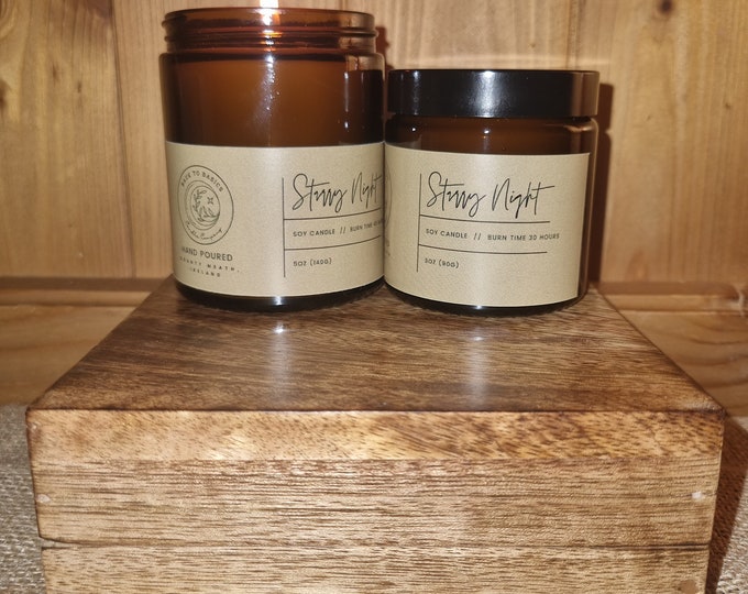 Starry Night Soy Wax Candle