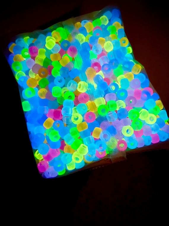 Glow in the Dark Pony Beads for Arts & Crafts Projects, DIY