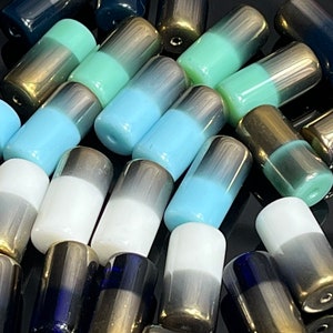Glass Column Beads Gradient Color