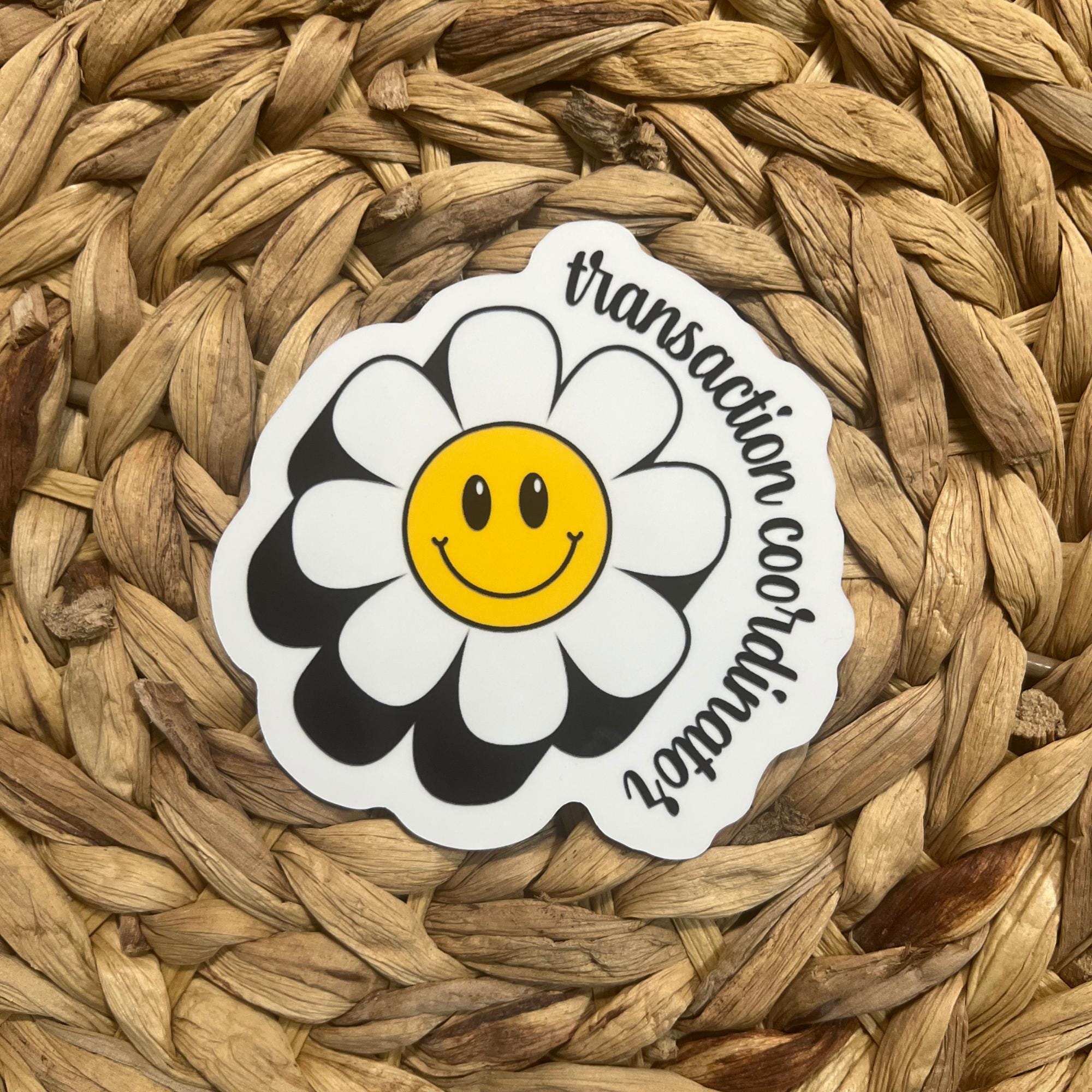 Transactional Writing Sticker Transaction Coordinator Sticker, Decal, Vinyl Sticker, Laptop Sticker ...