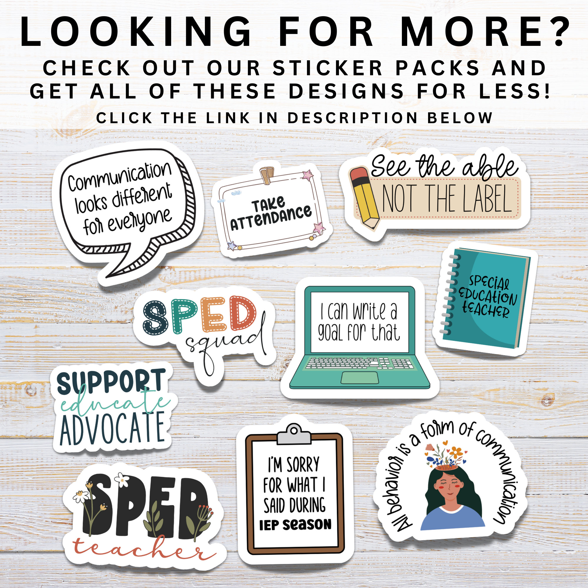 Sorry für das, was ich während der IEP-Saison gesagt habe, Sticker, Lehrer-Aufkleber, Laptop-Aufkleber, Lehrergeschenk, SPED-Lehrer-Aufkleber, Sonderpädagogik-Geschenk